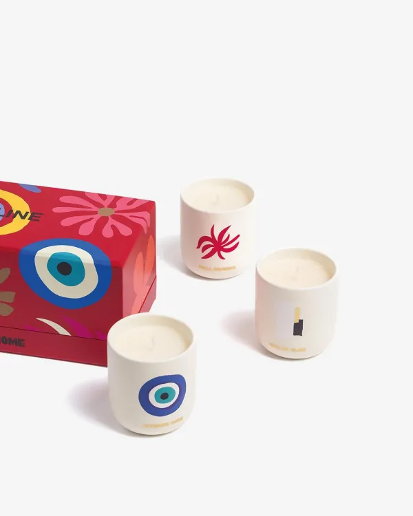 Travel From Home|Assouline Travel From Home Mini Scented Candle Set